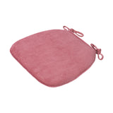 Maxbell Corduroy Chair Cushion Anti Skid Seat Cushion for Kitchen Bedroom Home Decor Pink