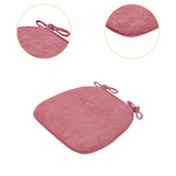 Maxbell Corduroy Chair Cushion Anti Skid Seat Cushion for Kitchen Bedroom Home Decor Pink