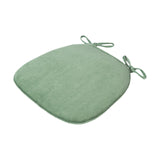 Maxbell Corduroy Chair Cushion Anti Skid Seat Cushion for Kitchen Bedroom Home Decor Green