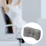 Maxbell Back Support Pillow Throw Pillow Back Support Cushion for Women Men Sofa Car Black