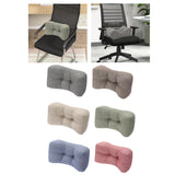 Maxbell Back Support Pillow Throw Pillow Back Support Cushion for Women Men Sofa Car Black