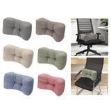 Maxbell Back Support Pillow Throw Pillow Back Support Cushion for Women Men Sofa Car Black