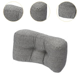 Maxbell Back Support Pillow Throw Pillow Back Support Cushion for Women Men Sofa Car Black