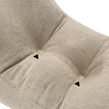 Maxbell Back Support Pillow Throw Pillow Back Support Cushion for Women Men Sofa Car Beige