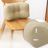 Maxbell Back Support Pillow Throw Pillow Back Support Cushion for Women Men Sofa Car Beige