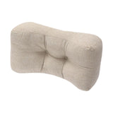 Maxbell Back Support Pillow Throw Pillow Back Support Cushion for Women Men Sofa Car Beige