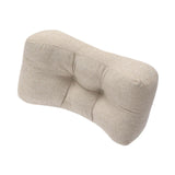 Maxbell Back Support Pillow Throw Pillow Back Support Cushion for Women Men Sofa Car Beige