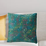 Maxbell Christmas Throw Pillow Cover Washable Modern Pillowcase for Bedroom Bed Sofa Green