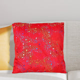 Maxbell Christmas Throw Pillow Cover Washable Modern Pillowcase for Bedroom Bed Sofa Red