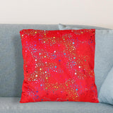 Maxbell Christmas Throw Pillow Cover Washable Modern Pillowcase for Bedroom Bed Sofa Red