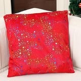 Maxbell Christmas Throw Pillow Cover Washable Modern Pillowcase for Bedroom Bed Sofa Red