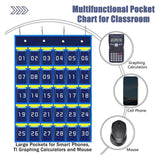 Maxbell Classroom Phone Holder Pouch Supplies Storage Bag for Office Student Cabinet 30 Grids