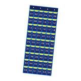 Maxbell Classroom Phone Holder Pouch Supplies Storage Bag for Office Student Cabinet 54 Grids