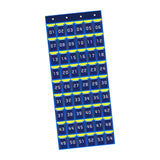 Maxbell Classroom Phone Holder Pouch Supplies Storage Bag for Office Student Cabinet 54 Grids