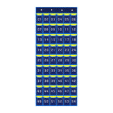 Maxbell Classroom Phone Holder Pouch Supplies Storage Bag for Office Student Cabinet 54 Grids