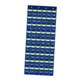 Maxbell Classroom Phone Holder Pouch Supplies Storage Bag for Office Student Cabinet 54 Grids