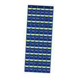 Maxbell Classroom Phone Holder Pouch Supplies Storage Bag for Office Student Cabinet 60 Grids