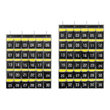 Maxbell Classroom Pocket Chart for Cellphones Storage Bag for Cabinet Bedroom Closet 30 Pockets