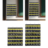 Maxbell Classroom Pocket Chart for Cellphones Storage Bag for Cabinet Bedroom Closet 30 Pockets
