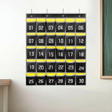 Maxbell Classroom Pocket Chart for Cellphones Storage Bag for Cabinet Bedroom Closet 30 Pockets