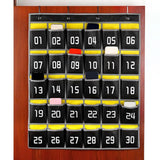 Maxbell Classroom Pocket Chart for Cellphones Storage Bag for Cabinet Bedroom Closet 30 Pockets