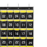 Maxbell Classroom Pocket Chart for Cellphones Storage Bag for Cabinet Bedroom Closet 36 Pockets