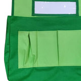 Maxbell Chair Back Pocket Storage Bag Chair Bag for Office School Supplies Preschool Green