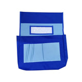 Maxbell Chair Back Pocket Storage Bag Chair Bag for Office School Supplies Preschool Blue