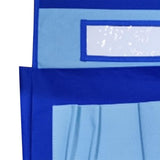 Maxbell Chair Back Pocket Storage Bag Chair Bag for Office School Supplies Preschool Blue