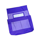 Maxbell Chair Back Pocket Storage Bag Chair Bag for Office School Supplies Preschool Purple