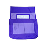 Maxbell Chair Back Pocket Storage Bag Chair Bag for Office School Supplies Preschool Purple