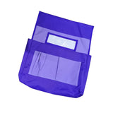 Maxbell Chair Back Pocket Storage Bag Chair Bag for Office School Supplies Preschool Purple