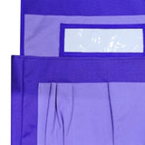 Maxbell Chair Back Pocket Storage Bag Chair Bag for Office School Supplies Preschool Purple