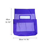 Maxbell Chair Back Pocket Storage Bag Chair Bag for Office School Supplies Preschool Purple