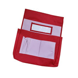 Maxbell Chair Back Pocket Storage Bag Chair Bag for Office School Supplies Preschool Red