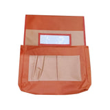 Maxbell Chair Back Pocket Storage Bag Chair Bag for Office School Supplies Preschool Orange