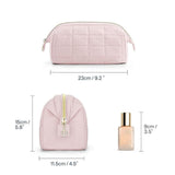 Maxbell Portable Cosmetic Bag Gifts Multiuse Makeup Bag for Household Dating Parties Pink