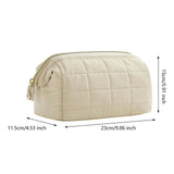 Maxbell Portable Cosmetic Bag Gifts Multiuse Makeup Bag for Household Dating Parties White