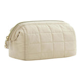 Maxbell Portable Cosmetic Bag Gifts Multiuse Makeup Bag for Household Dating Parties White
