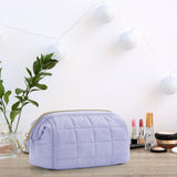 Maxbell Portable Cosmetic Bag Gifts Multiuse Makeup Bag for Household Dating Parties Purple
