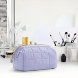 Maxbell Portable Cosmetic Bag Gifts Multiuse Makeup Bag for Household Dating Parties Purple