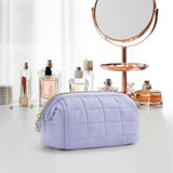 Maxbell Portable Cosmetic Bag Gifts Multiuse Makeup Bag for Household Dating Parties Purple