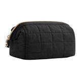 Maxbell Portable Cosmetic Bag Gifts Multiuse Makeup Bag for Household Dating Parties Black