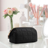 Maxbell Portable Cosmetic Bag Gifts Multiuse Makeup Bag for Household Dating Parties Black