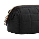 Maxbell Portable Cosmetic Bag Gifts Multiuse Makeup Bag for Household Dating Parties Black