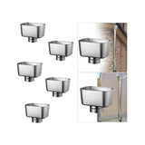 Maxbell Gutter Downspout Adapter Downspout Drainage Connector for Outdoor Roofs Home Pipe Diameter 63mm