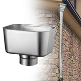 Maxbell Gutter Downspout Adapter Downspout Drainage Connector for Outdoor Roofs Home Pipe Diameter 63mm