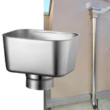 Maxbell Gutter Downspout Adapter Downspout Drainage Connector for Outdoor Roofs Home Pipe Diameter 76mm