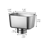 Maxbell Gutter Downspout Adapter Downspout Drainage Connector for Outdoor Roofs Home Pipe Diameter 76mm