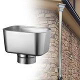 Maxbell Gutter Downspout Adapter Downspout Drainage Connector for Outdoor Roofs Home Pipe Diameter 89mm